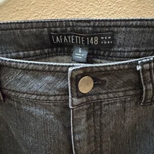 Lafayette 148 Gray Denim Jeans